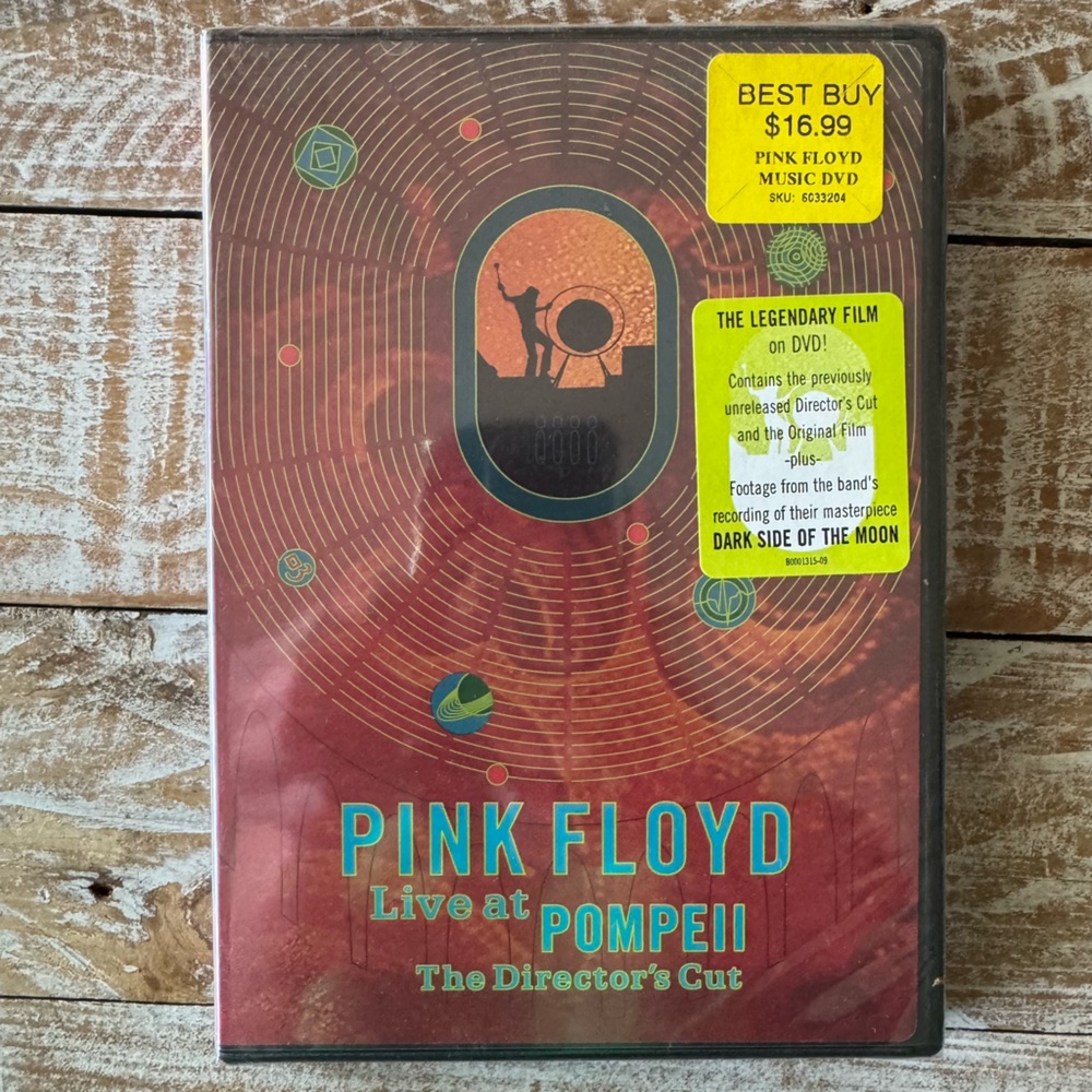 🌋Pink Floyd – Live at Pompeii (Director’s Cut DVD, Brand New & Sealed)🌋 NWT 🆕